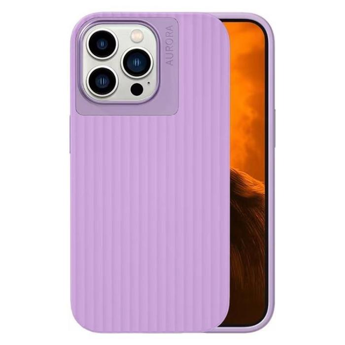 OEM - iPhone 14 Pro Max Mobilskal Aurora Stripes - Lila