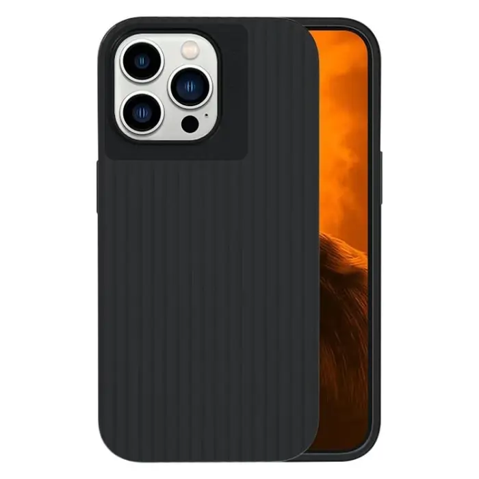 OEM - iPhone 14 Pro Max Mobilskal Aurora Stripes - Svart