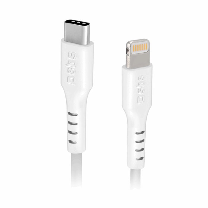 SBS - SBS USB-C - Lightning Kabel 2m MFi Certified - Vit