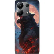 Gustaf - Mobilskal till Xiaomi Redmi Note 13 4G med Ylande varg