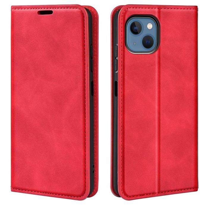 OEM - Folio iPhone 14 Plånboksfodral - Röd