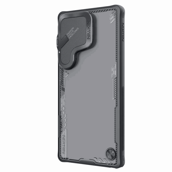 Nillkin - Nillkin Galaxy S25 Ultra Mobilskal Iceblade Prop Kickstand - Svart