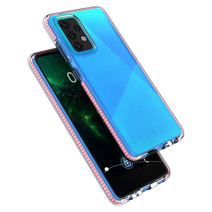 OEM - Galaxy A52s 5G/A52 5G/A52 4G Mobilskal Spring Gel - Mörkblå