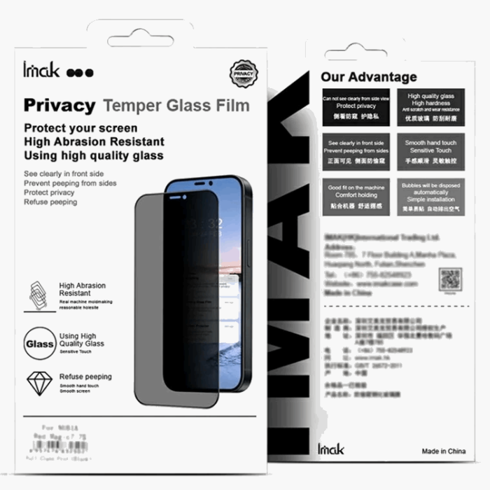 Imak - IMAK Galaxy Z Fold 7 Härdat Glas Skärmskydd Anti-Peep