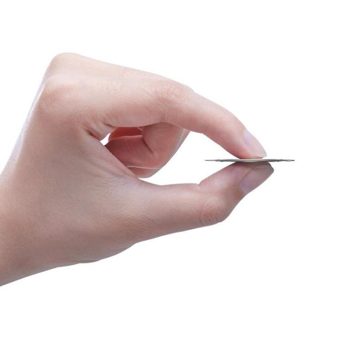 BASEUS - Baseus Ringhållare Ultra-Thin Self-adhesive kickstand - Silver