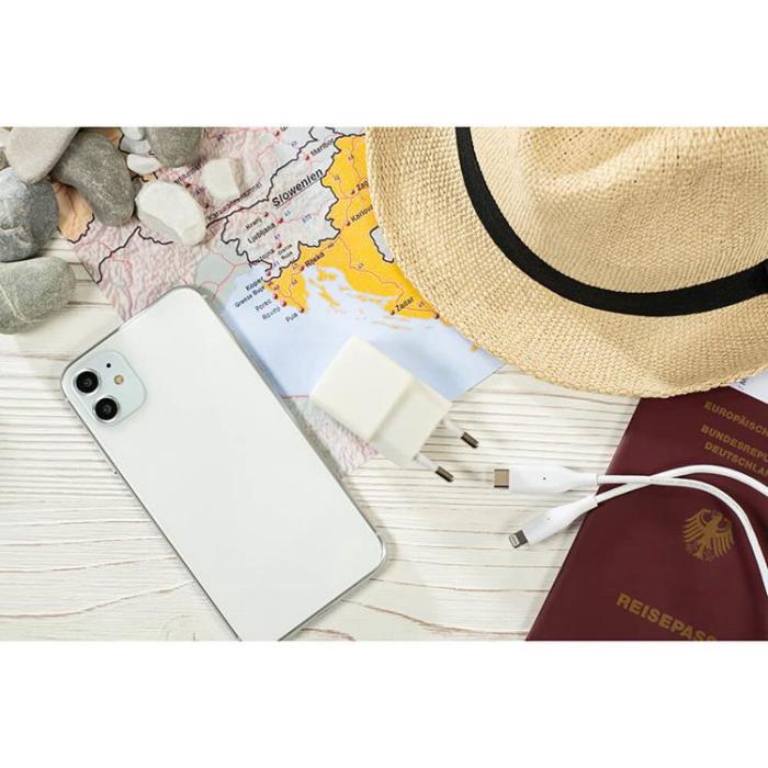 UTGATT1 - HAMA Laddare PD/QC USB-C 18 Watt - Vit