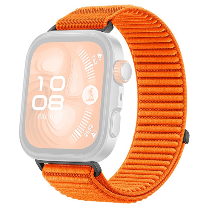 A-One Brand - Huawei Watch Fit 4/Fit 4 Pro Armband Magic Tape Nylon - Orange