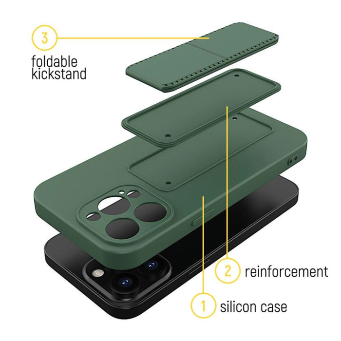 Wozinsky - Wozinsky Galaxy A32 4G Mobilskal Silikon Kickstand - Röd