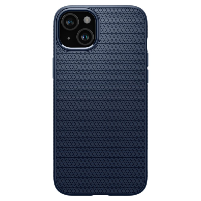 Spigen - Spigen iPhone 15 Plus Mobilskal Liquid Air - Marinblå