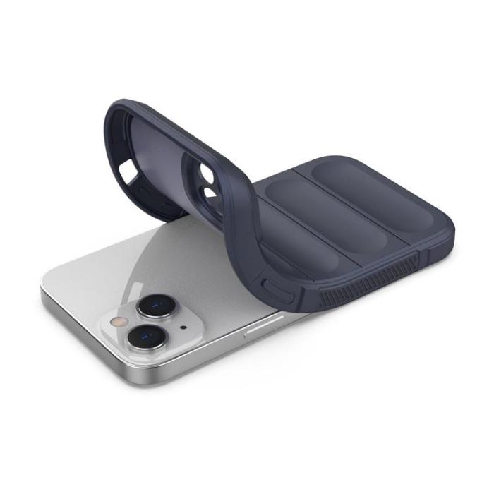 OEM - iPhone 14 Plus Skal Magic Shield Flexible Armored - Mörkblå