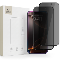 Tech-Protect - [2-Pack] Tech-Protect H&auml;rdat Glas Sk&auml;rmskydd f&ouml;r iPhone 18 Pro Spy Plus