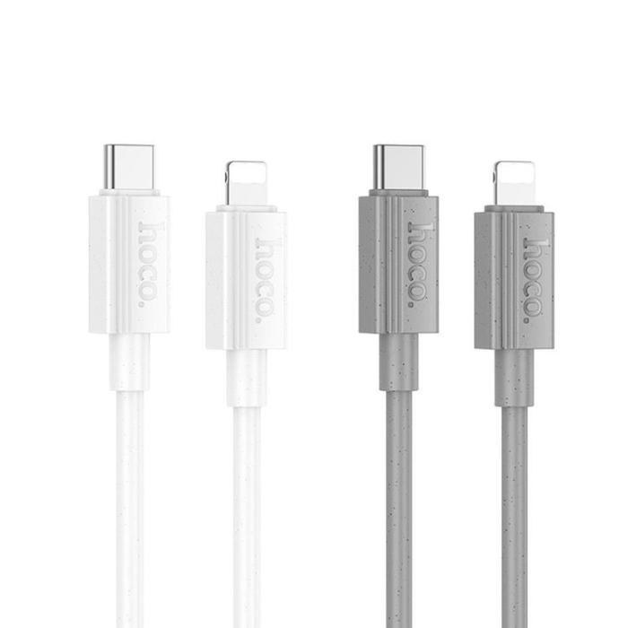 Hoco - Hoco USB-C Till Lightning 1m Kabel 27W X107 - Grå