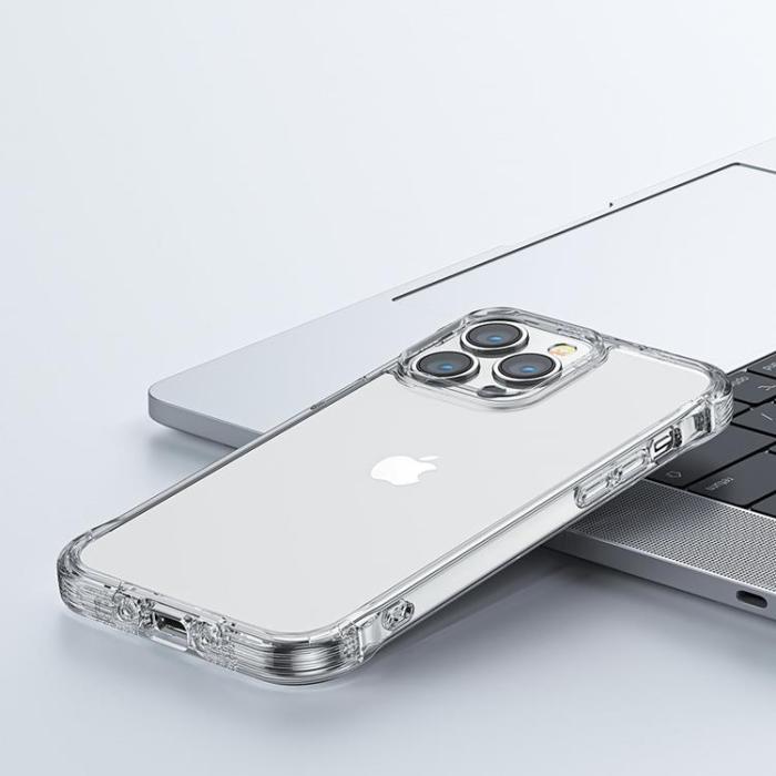 Joyroom - Joyroom iPhone 14 Plus Skal Defender Series Armored Hook - Clear