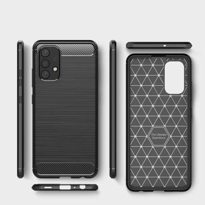 UTGATT - Carbon Fiber Mobilskal till Galaxy A32 5G - Svart
