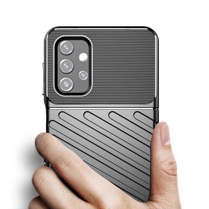 OEM - Thunder Twill mobilskal till Galaxy A32 5G - Svart