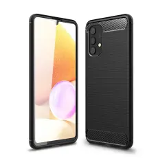 OEM - Carbon Fiber Mobilskal till Galaxy A32 5G - Svart