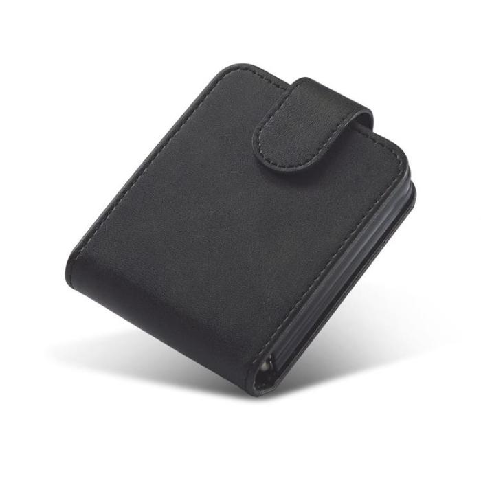 UTGATT1 - Galaxy Z Flip 4 Plånboksfodral - Svart