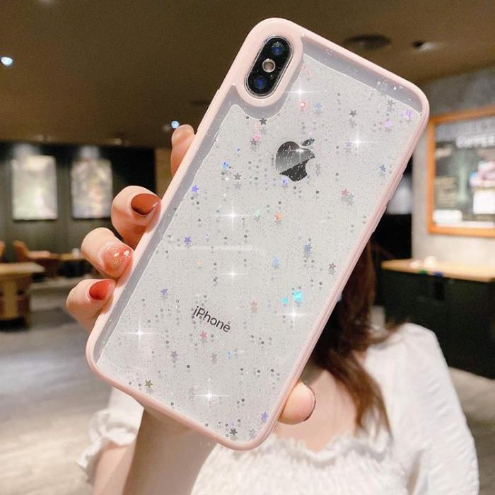 A-One Brand - Bling Star Skal till iPhone X/Xs - Rosa