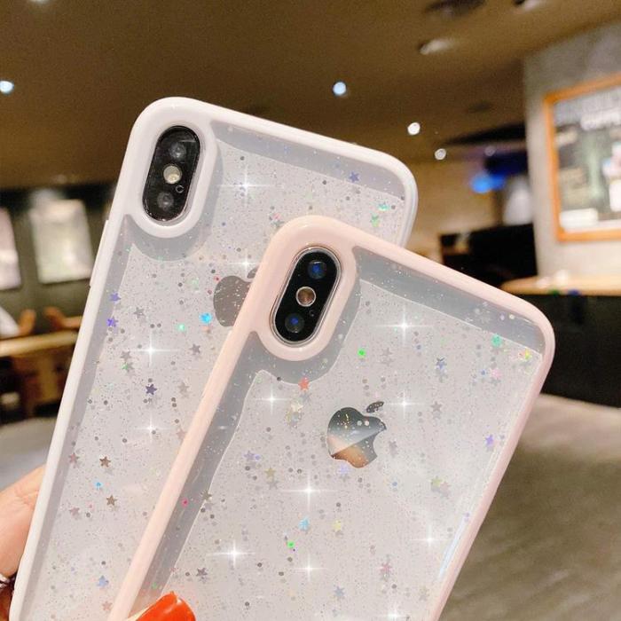 A-One Brand - Bling Star Skal till iPhone X/Xs - Rosa