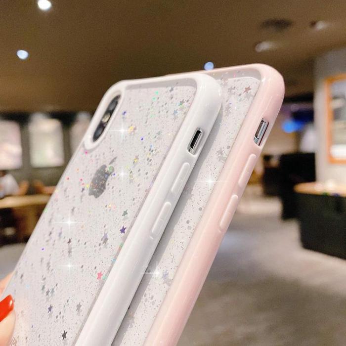 A-One Brand - Bling Star Skal till iPhone X/Xs - Rosa