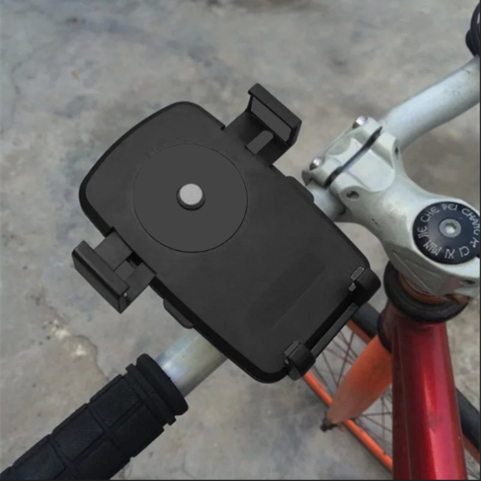 A-One Brand - Universal mobilhållare för Cykel/ MC/ Golfvagn - Svart