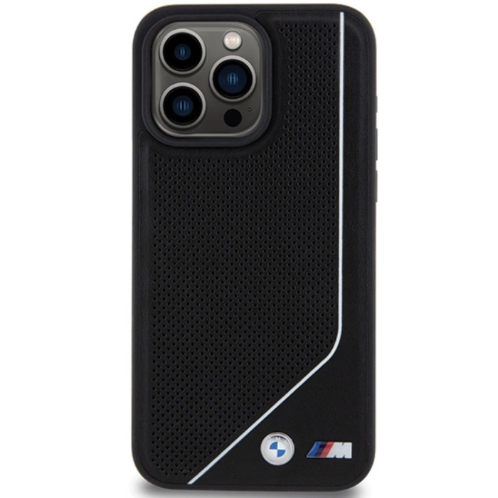 BMW - BMW iPhone 15/14/13 Mobilskal Magsafe Perforated Twisted Line