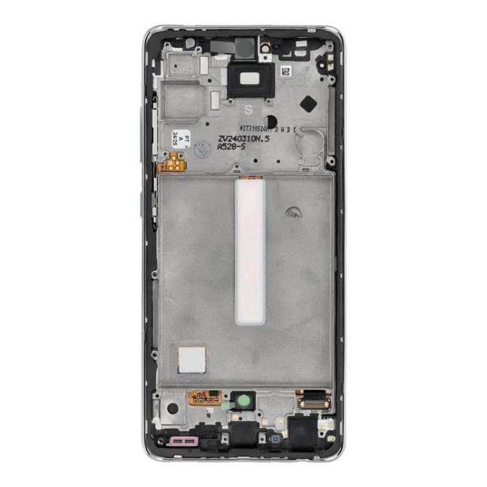 SpareParts - Galaxy A52S 5G Skärm med LCD-display Service Pack Vit