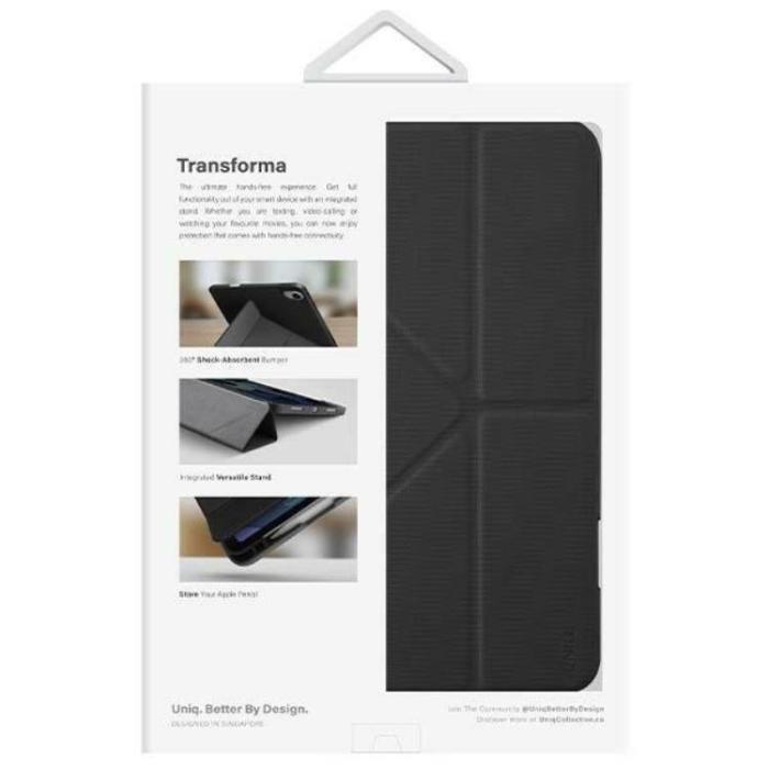 UNIQ - Uniq iPad 10.9 (2022) Fodral Transforma Antimicrobial - Svart