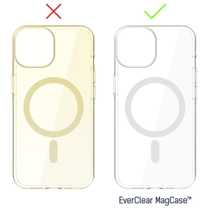 3MK - 3MK iPhone 13/14 Mobilskal MagSafe EverClear - Genomskinlig