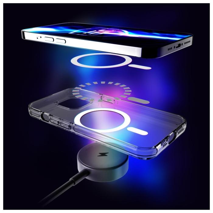 3MK - 3MK iPhone 13/14 Mobilskal MagSafe EverClear - Genomskinlig
