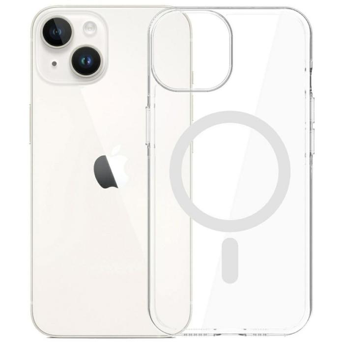 3MK - 3MK iPhone 13/14 Mobilskal MagSafe EverClear - Genomskinlig