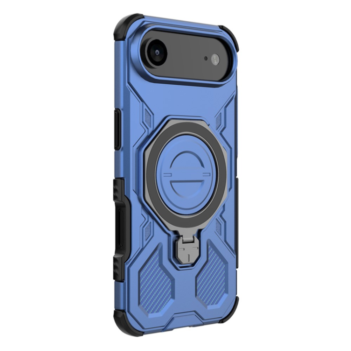 A-One Brand - iPhone 17 Air Mobilskal Rotating Kickstand - Mörkblå