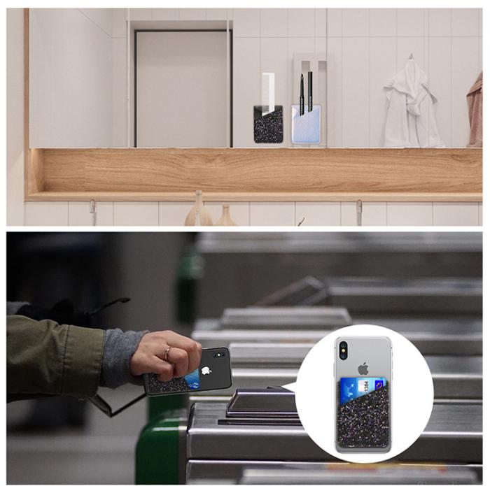 Floveme - Floveme Korthållare för smartphones - Glittery Rainbow