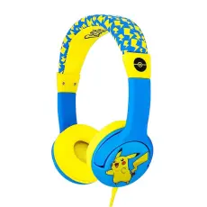 POKEMON - POKEMON Hörlurar Junior On-Ear 85dB Pikachu - Blå / Gul