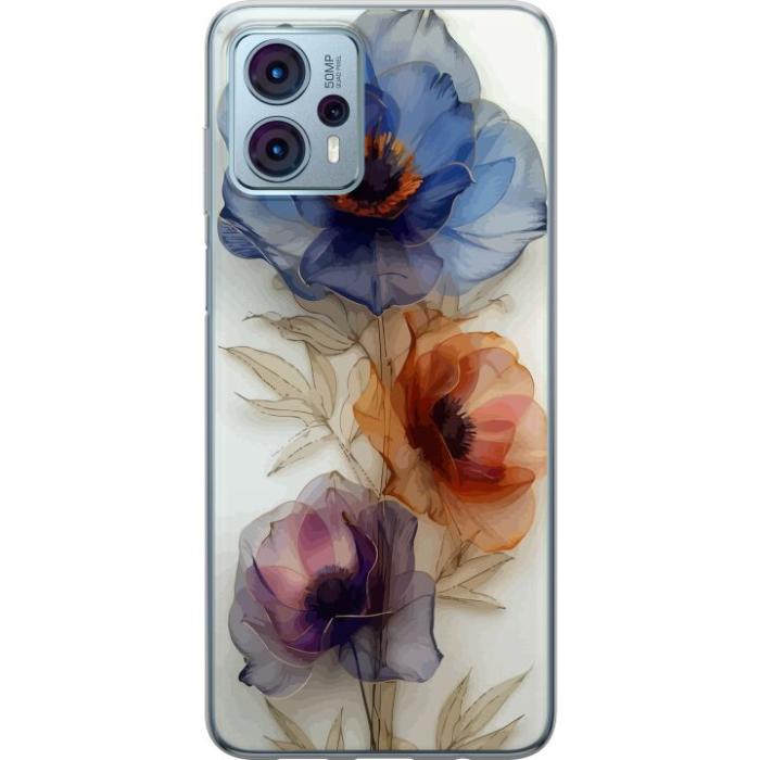 iSecrets - Mobilskal till Motorola Moto G23 med Silkesblommor