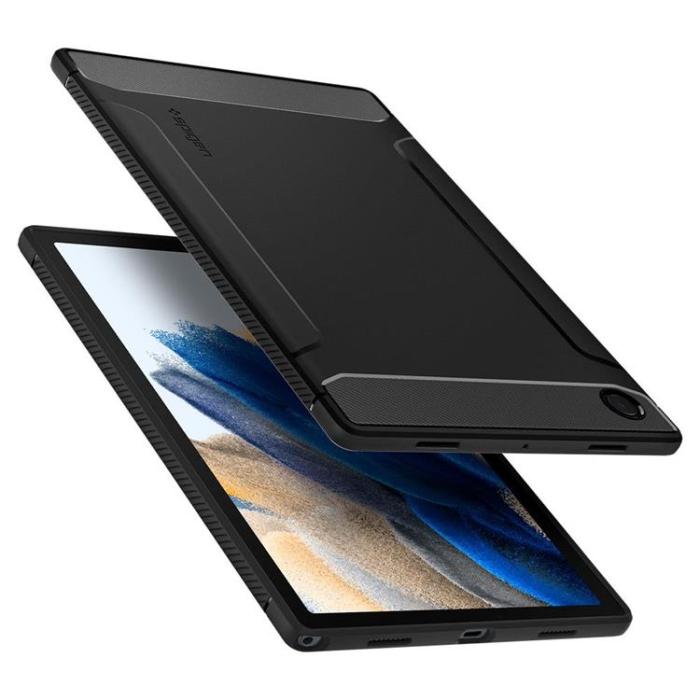 UTGATT - Spigen Rugged Armor Skal Galaxy Tab A8 10.5 - Matte Svart