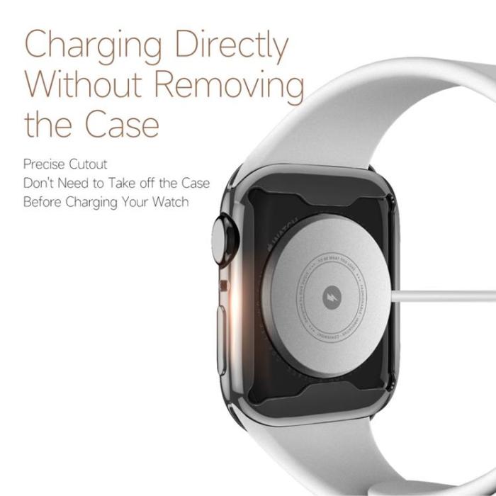 Dux Ducis - DUX DUCIS Apple Watch 4/5/6/SE 40mm Skal Somo Flexible - Svart