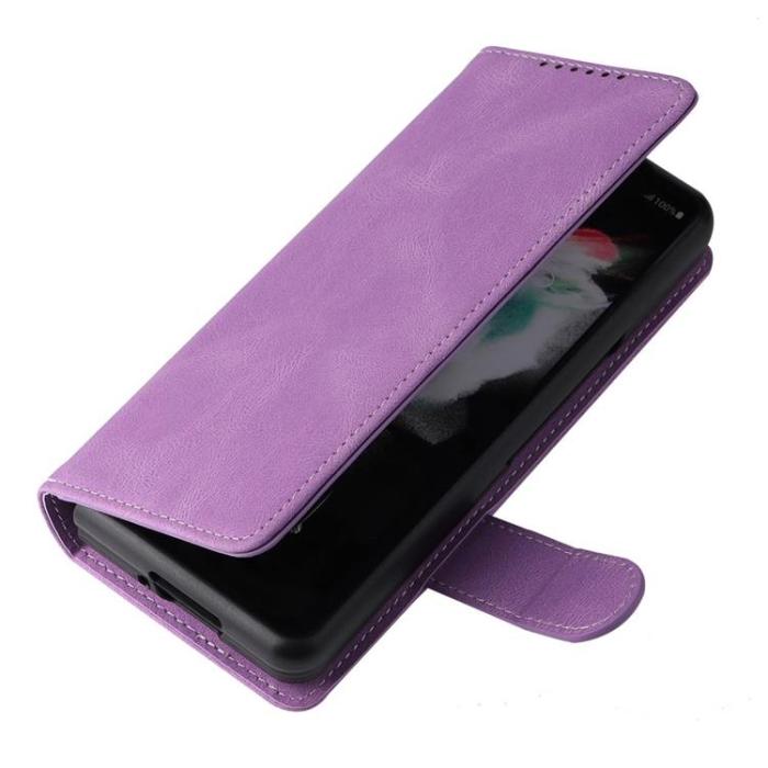 UTGATT1 - Galaxy Z Fold 4 Plånboksfodral 2in1 Detachable - Lila