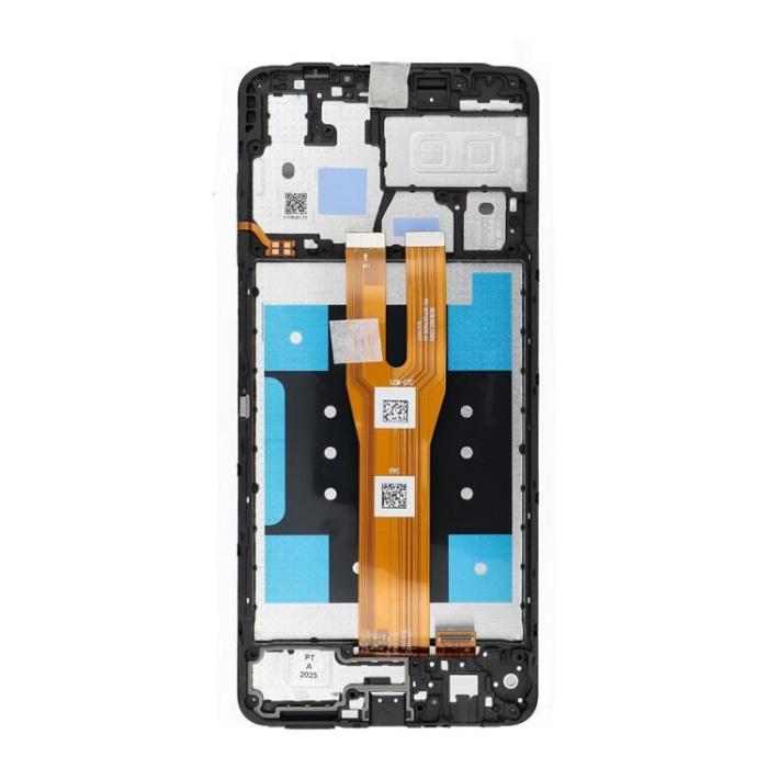 OEM - SAMSUNG A06 Skärm med LCD-display A065 ServicePack - Svart