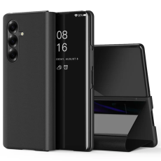 A-One Brand - Galaxy Z Fold7 5G Mobilskal View Window PU L&auml;der + PC - Svart