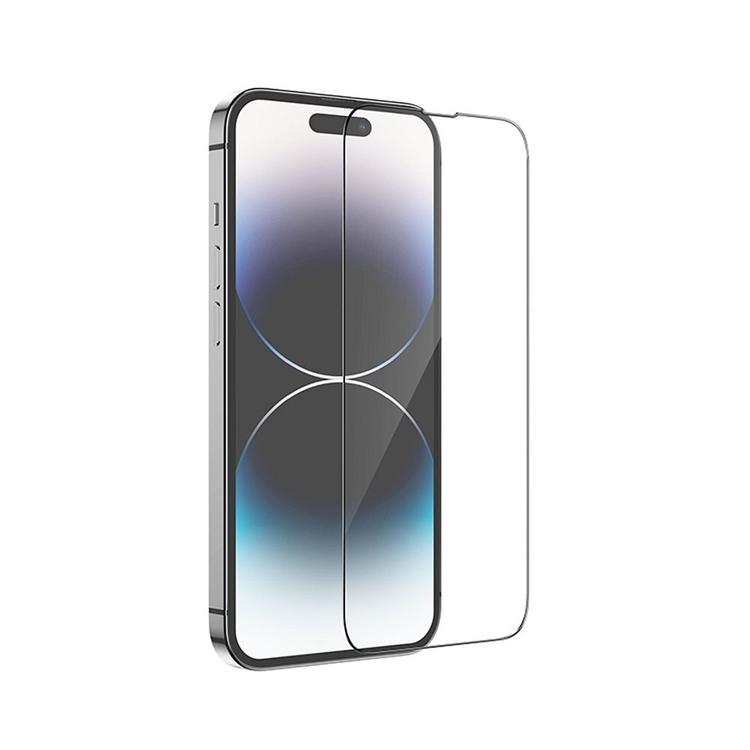 [10-Pack] HOCO iPhone 14 Pro Max Härdat glas Skärmskydd - Svart | 5468 | AlltMobil