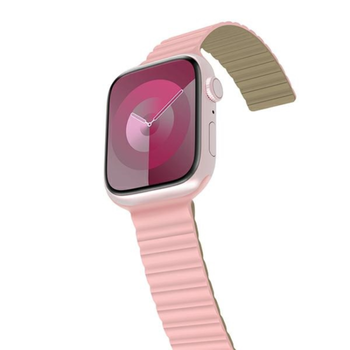 Araree - Araree Apple Watch (38/40/41mm) Armband Silikon - Rosa/Grön