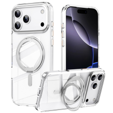 A-One Brand - iPhone 17 Pro Max Mobilskal MagSafe Kickstand Matte - Silver