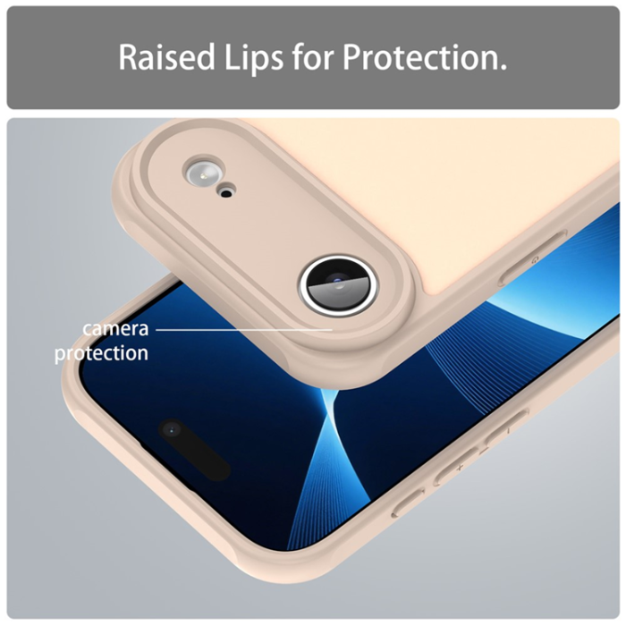 A-One Brand - iPhone Air Mobilskal Frostade krockkuddar Drop Proof - Orange
