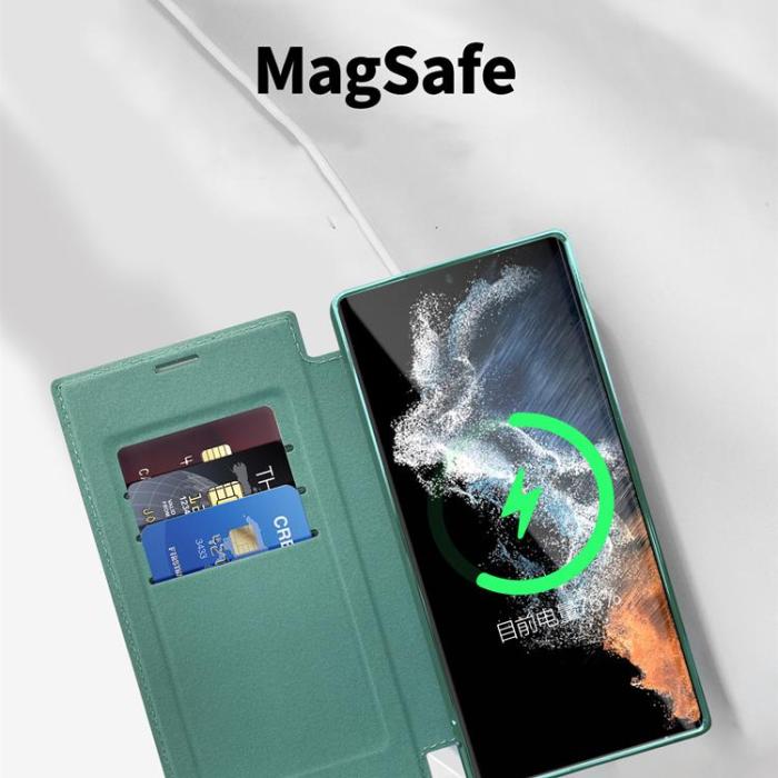 Boom of Sweden - BOOM Galaxy S23 Ultra Magsafe Plånboksfodral RFID Flip - Brun