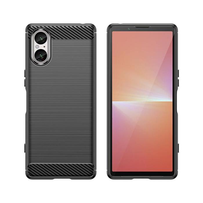 OEM - Sony Xperia 5 V Mobilskal Carbon - Svart