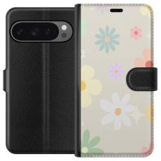 iSecrets - Plånboksfodral till Google Pixel 9 Pro XL med fejdande blommor