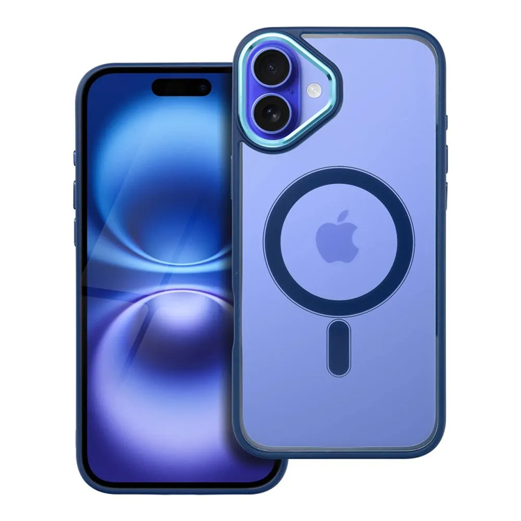 iPhone 16 Mobilskal Magsafe Color Edge - Marinblå | 2353 | AlltMobil