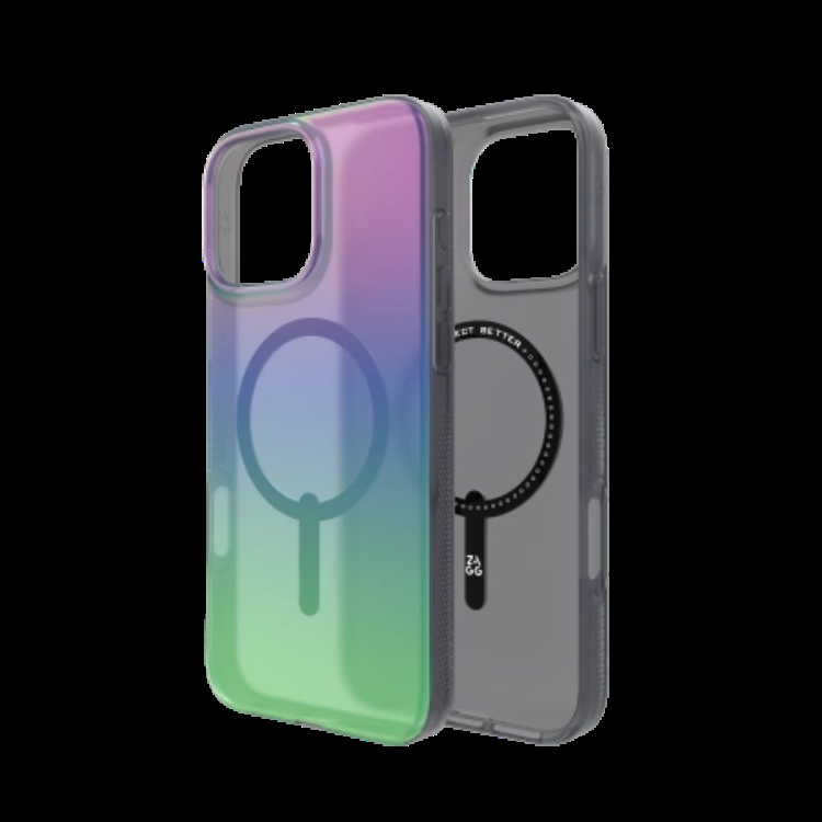 Zagg iPhone 16 Pro Mobilskal MagSafe Milan Snap - Grön/Lila | 2353 | AlltMobil