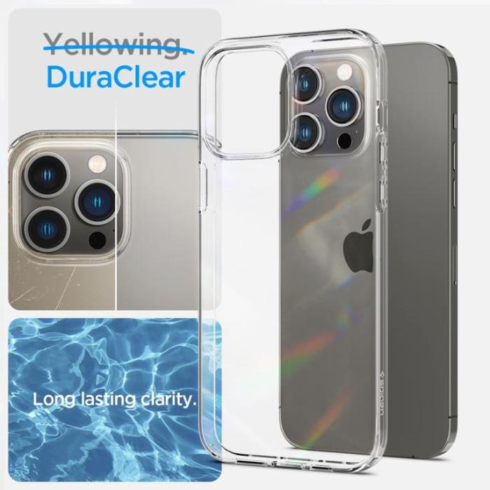 Spigen - Spigen iPhone 14 Pro Härdat Glas Skärmskydd (2 Pack) + Skal Crystal Pack